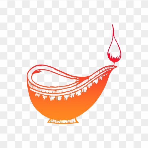 Diwali Diya free transparent PNG